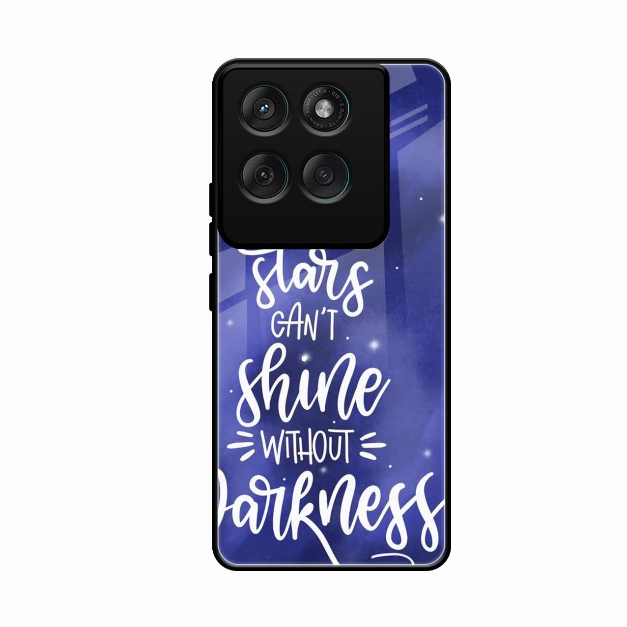 Star Glossy Metal Case Cover For Motorola Edge 60 Pro 5G