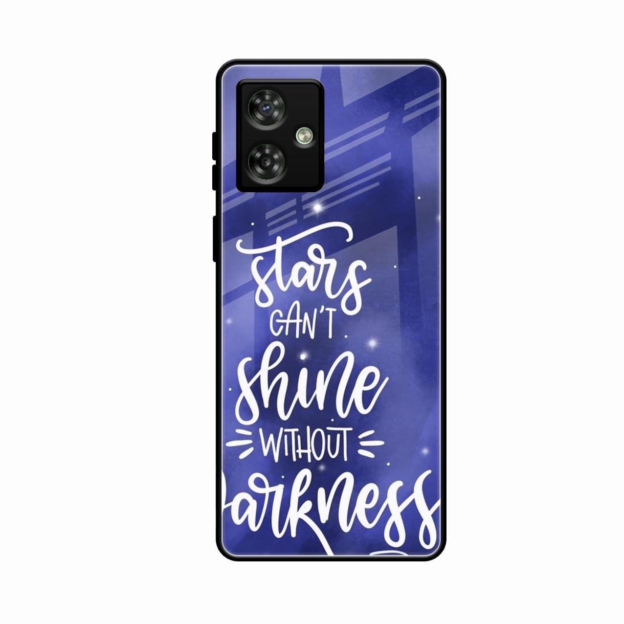 Star Glossy Metal Case Cover For Motorola G54 5G