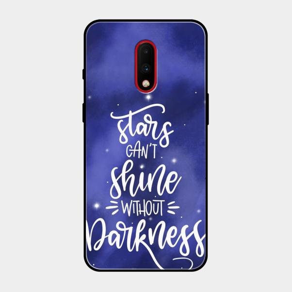 Star Glossy Metal Case Cover For Oneplus 7