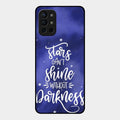 Star Glossy Metal Case Cover For Oneplus 9R 5G
