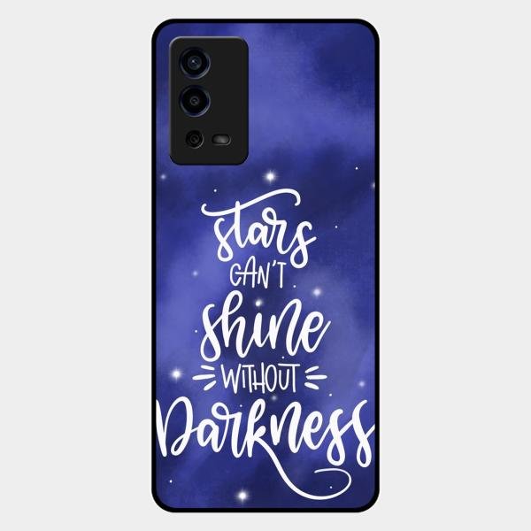 Star Glossy Metal Case Cover For Oppo A55