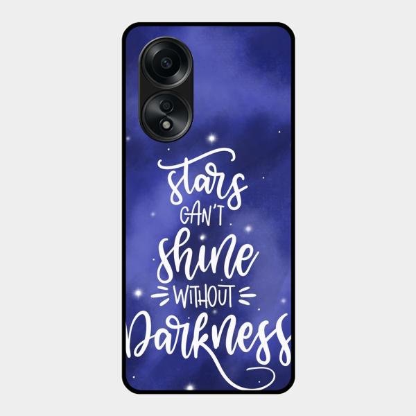 Star Glossy Metal Case Cover For Oppo A58