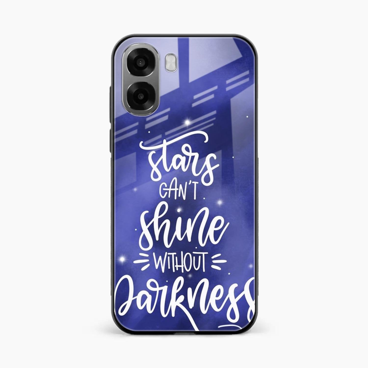 Star Glossy Metal Case Cover For Oppo A6X 5G