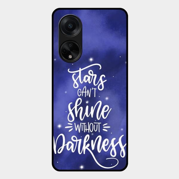 Star Glossy Metal Case Cover For Oppo F23 5G