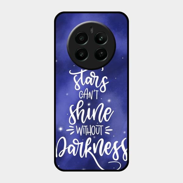 Star Glossy Metal Case Cover For Realme 12 Plus 5G