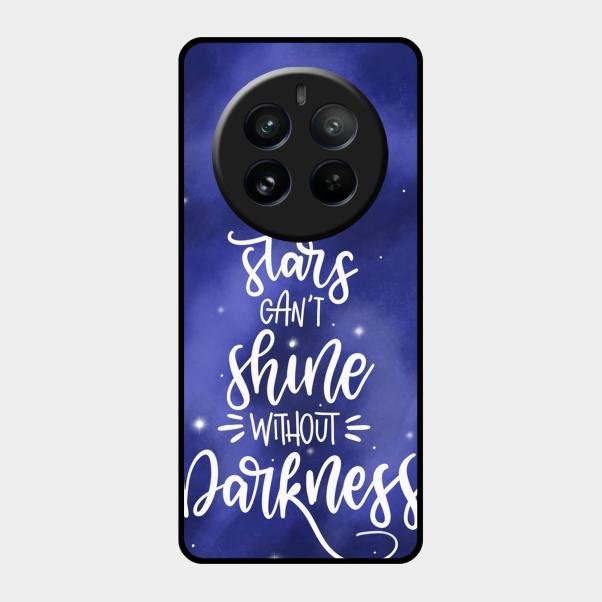 Star Glossy Metal Case Cover For Realme 12 Pro 5G