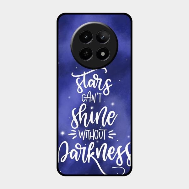 Star Glossy Metal Case Cover For Realme 12X 5G