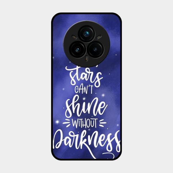 Star Glossy Metal Case Cover For Realme 14 Pro 5G