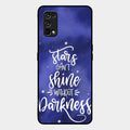 Star Glossy Metal Case Cover For Realme 7 Pro