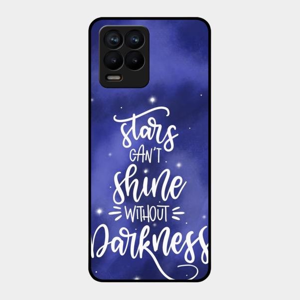 Star Glossy Metal Case Cover For Realme 8 Pro