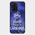 Star Glossy Metal Case Cover For Realme C33 2023