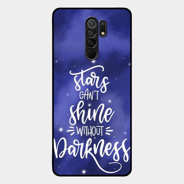 Star Glossy Metal Case Cover For Redmi 9 Prime