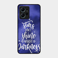 Star Glossy Metal Case Cover For Redmi Note 12 4G