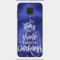 Star Glossy Metal Case Cover For Redmi Note 9 Pro