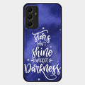 Star Glossy Metal Case Cover For Samsung Galaxy A34 5G