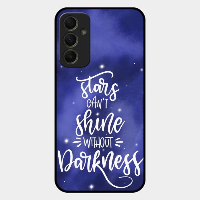 Star Glossy Metal Case Cover For Samsung Galaxy A34 5G