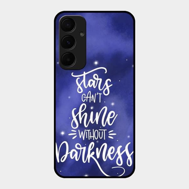 Star Glossy Metal Case Cover For Samsung Galaxy A35 5G