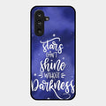 Star Glossy Metal Case Cover For Samsung Galaxy F16 5G