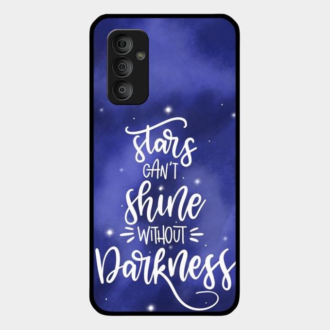 Star Glossy Metal Case Cover For Samsung Galaxy F23 5G
