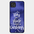 Star Glossy Metal Case Cover For Samsung Galaxy F42 5G