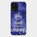 Star Glossy Metal Case Cover For Samsung Galaxy M33 5G