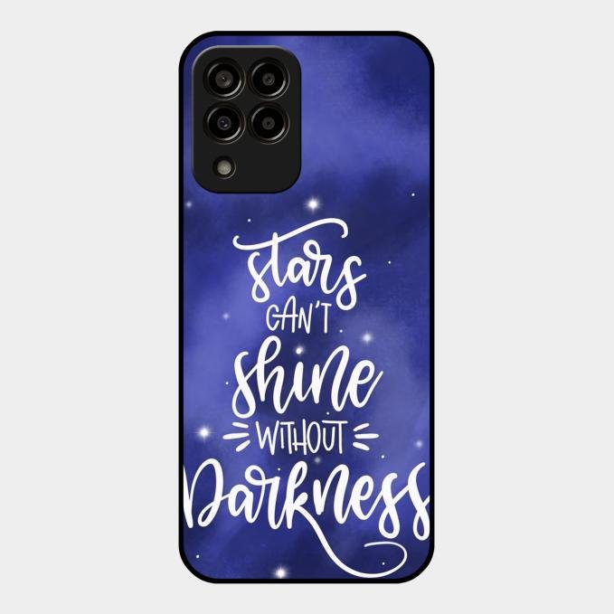 Star Glossy Metal Case Cover For Samsung Galaxy M33 5G