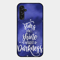 Star Glossy Metal Case Cover For Samsung Galaxy M34 5G