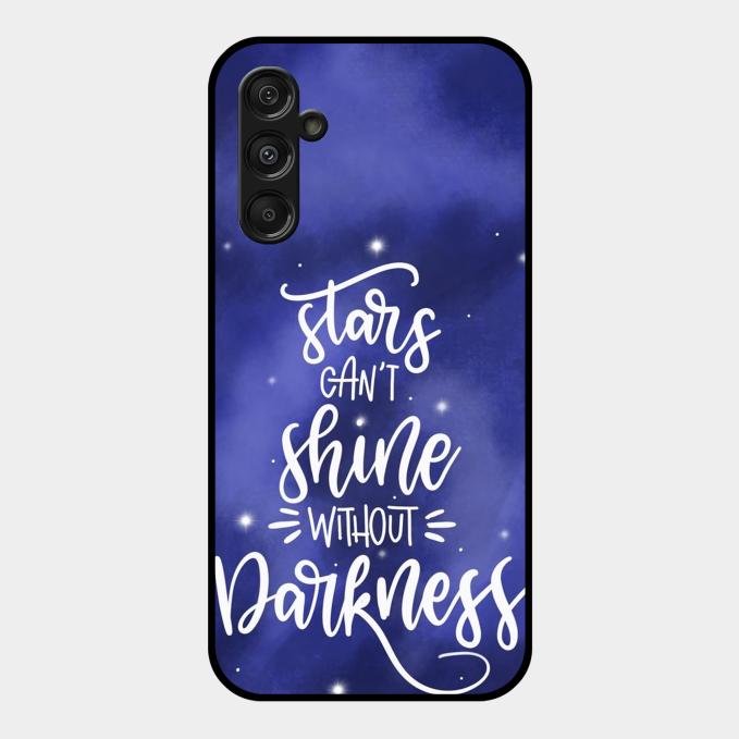 Star Glossy Metal Case Cover For Samsung Galaxy M34 5G