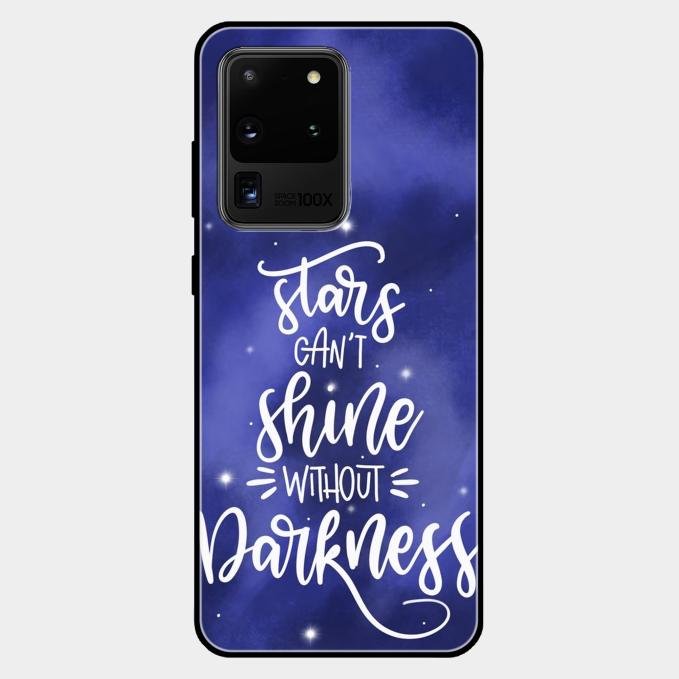 Star Glossy Metal Case Cover For Samsung Galaxy S20 Ultra