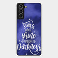 Star Glossy Metal Case Cover For Samsung Galaxy S21 Plus