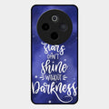 Star Glossy Metal Case Cover For Vivo T4 5G