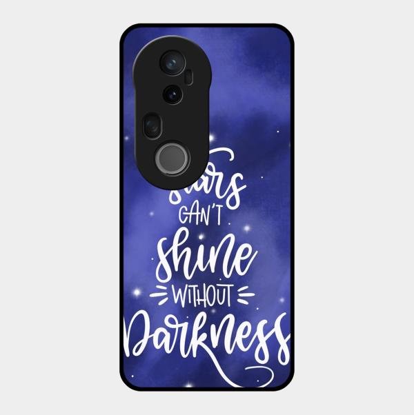 Star Glossy Metal Case Cover For Vivo T4 Ultra 5G