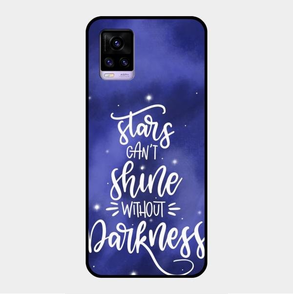 Star Glossy Metal Case Cover For Vivo V20