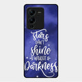 Star Glossy Metal Case Cover For Vivo V25 Pro 5G