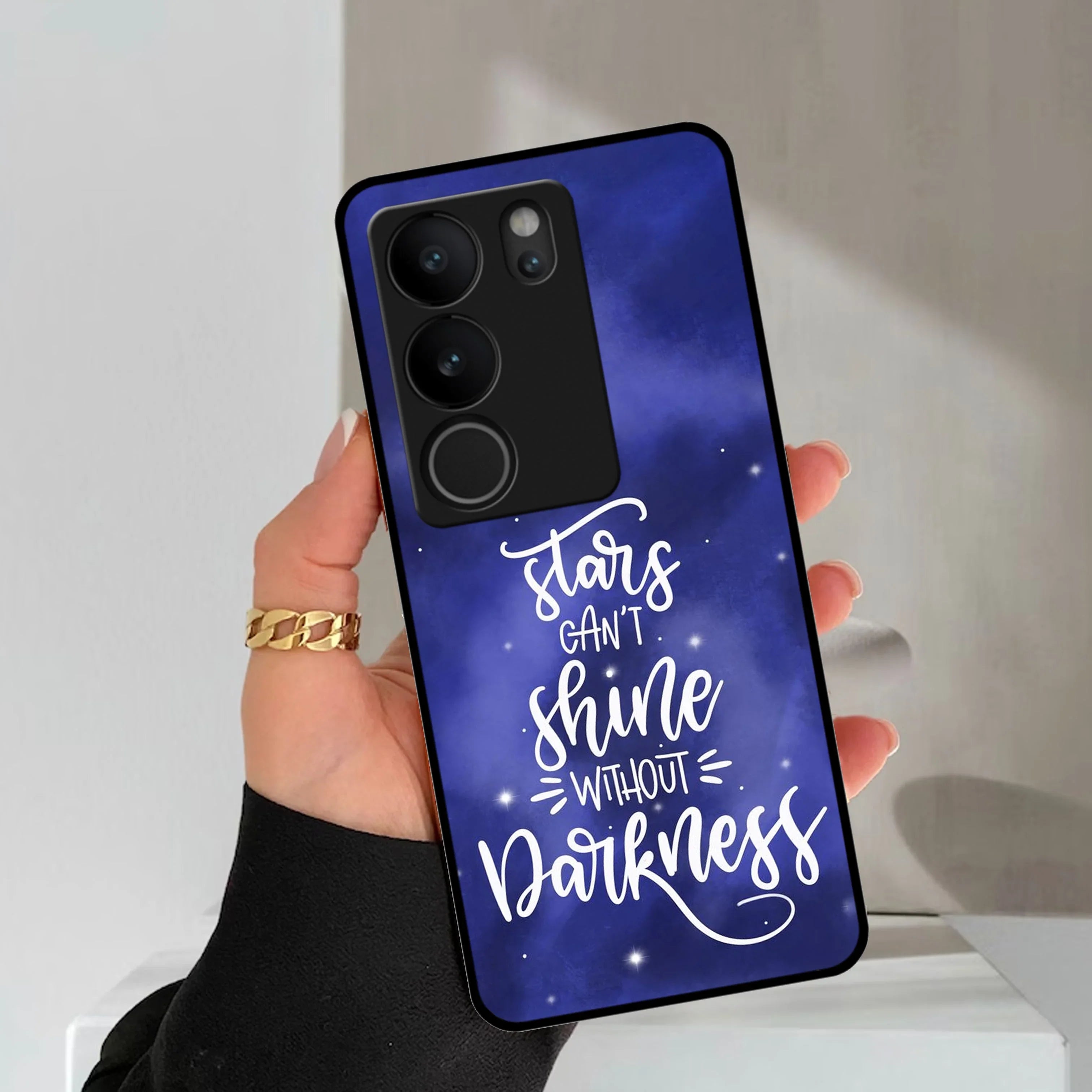 Star Glossy Metal Case Cover For Vivo - ShopOnCliQ