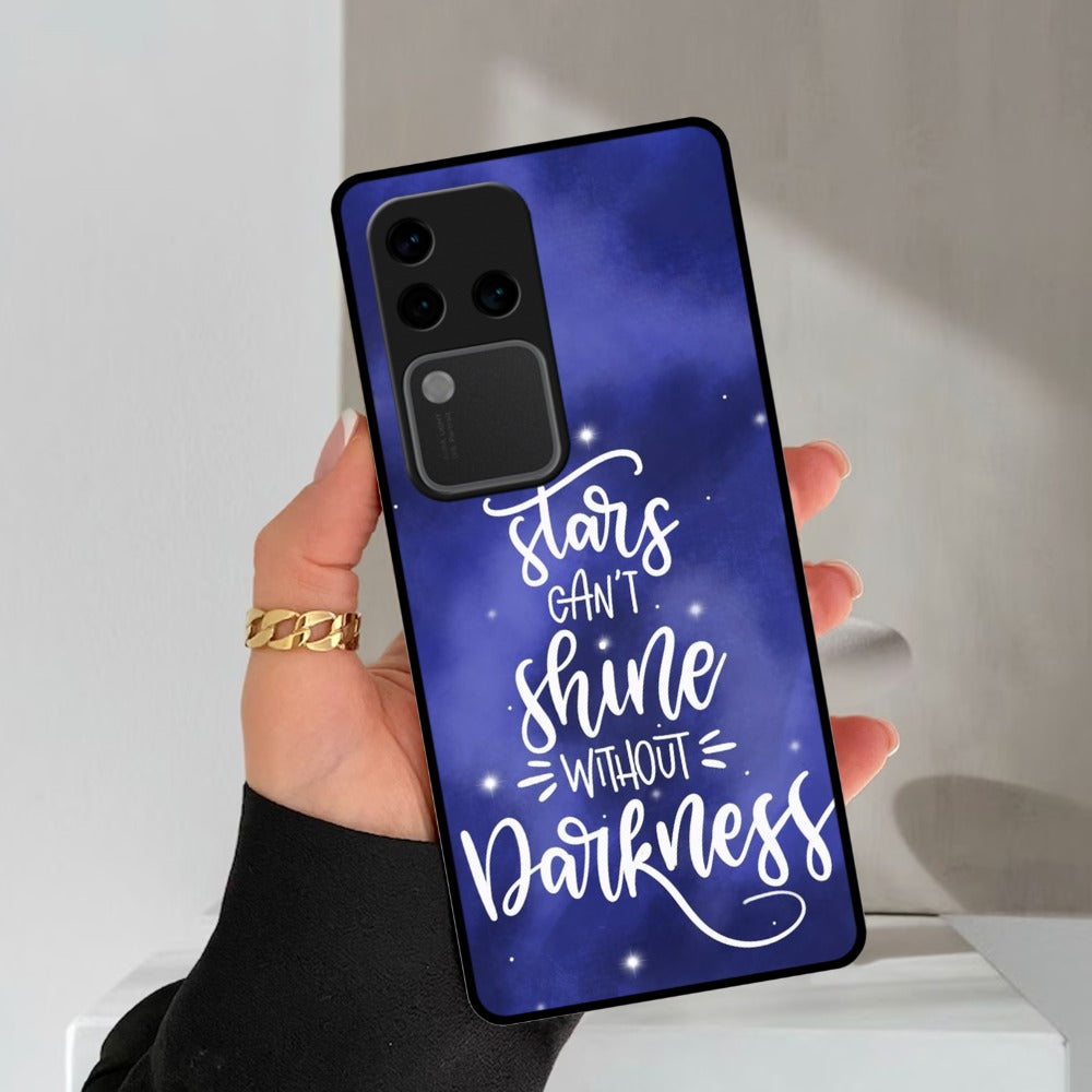 Star Glossy Metal Case Cover For Vivo