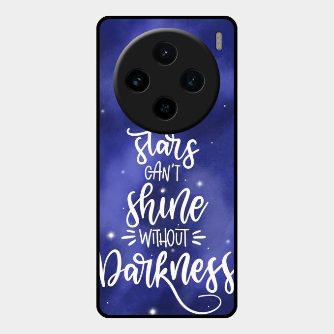 Star Glossy Metal Case Cover For Vivo X100 5G
