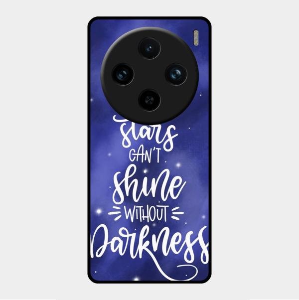 Star Glossy Metal Case Cover For Vivo X100 Pro 5G