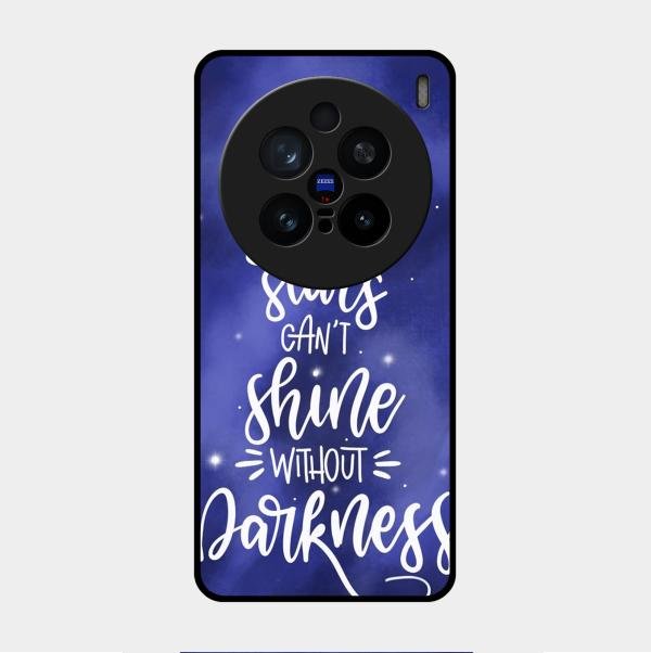 Star Glossy Metal Case Cover For Vivo X200 Pro 5G