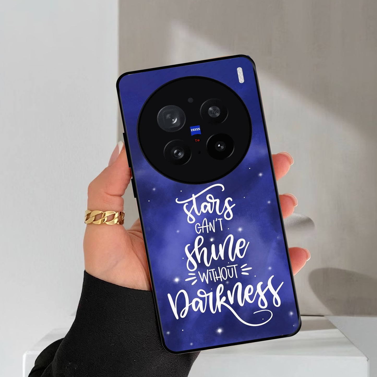 Star Glossy Metal Case Cover For Vivo