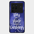 Star Glossy Metal Case Cover For Vivo X80 Pro 5G