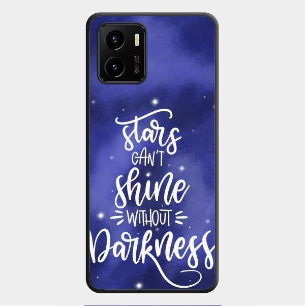 Star Glossy Metal Case Cover For Vivo Y01
