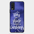 Star Glossy Metal Case Cover For Vivo Y12G