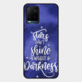 Star Glossy Metal Case Cover For Vivo Y21A