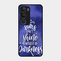 Star Glossy Metal Case Cover For Vivo Y29 5G