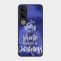 Star Glossy Metal Case Cover For Vivo Y300 5G