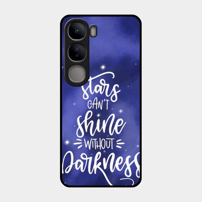 Star Glossy Metal Case Cover For Vivo Y300 5G