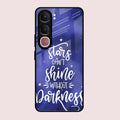 Star Glossy Metal Case Cover For Vivo Y31 5G