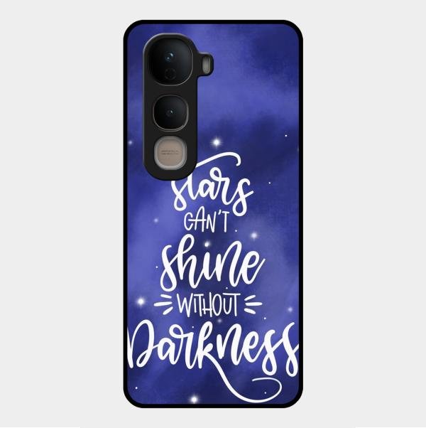 Star Glossy Metal Case Cover For Vivo Y400 5G