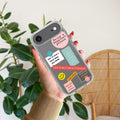 Stickers Happiest Person Anti Yellow Case Peach For iPhone Air